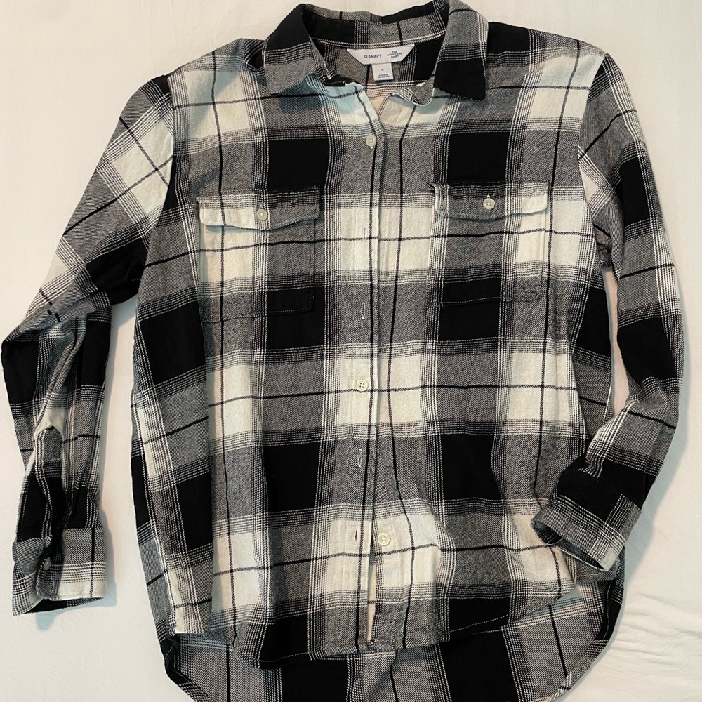 Old Navy Boyfriend Fit Flannel